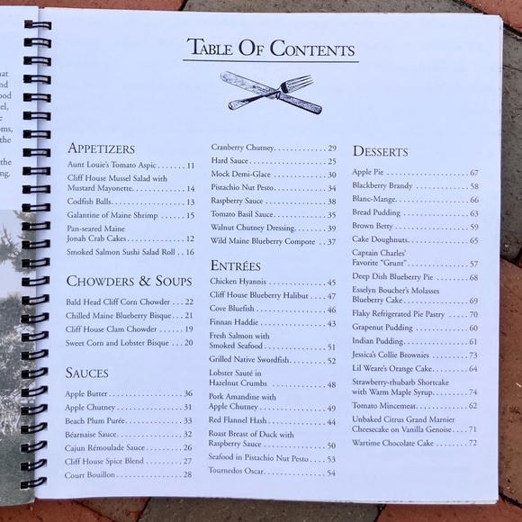 Cliff House Maine Cookbook Dining Cape Neddick Ogunquit Seafood Resort - Picture 9 of 11